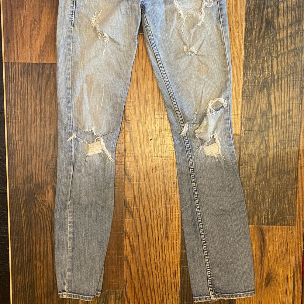 Vintage distressed Silver jeans - Picture 5 of 5